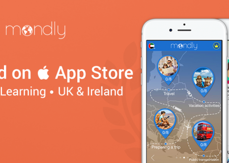 Mondly just got featured in the App Store