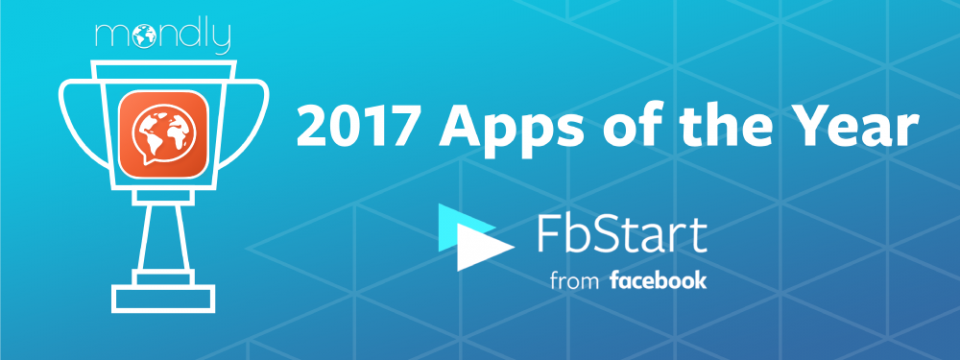 And the “Facebook App of The Year” Award goes to (? drum rolls ?) … Mondly!