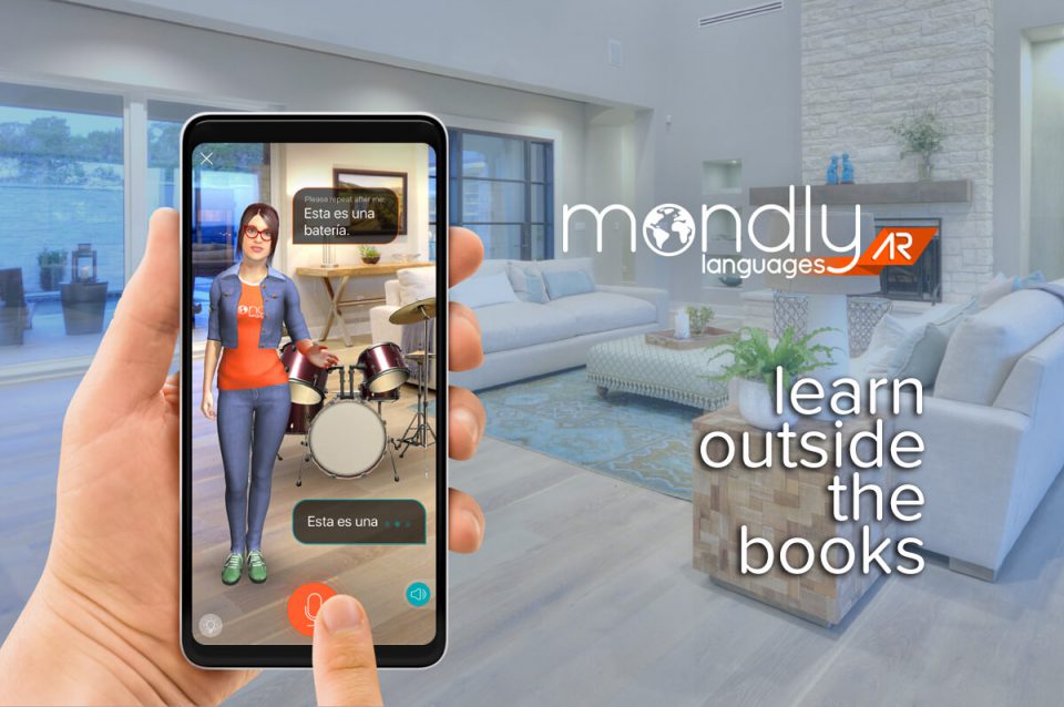 Introducing the First Augmented Reality Language App with Speech Recognition
